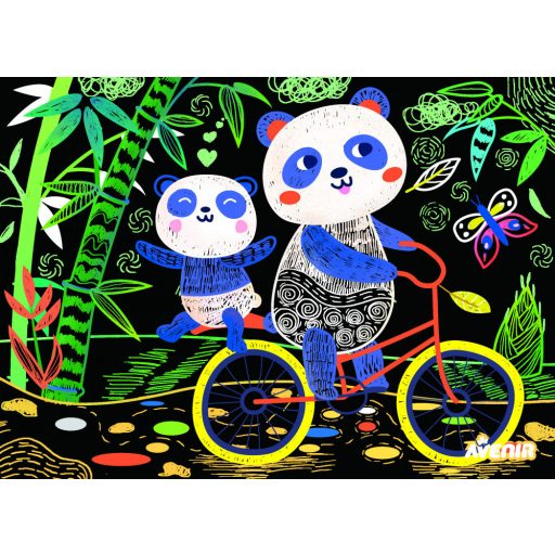 Képkarctechnika, Fuzzy Panda macik Avenir