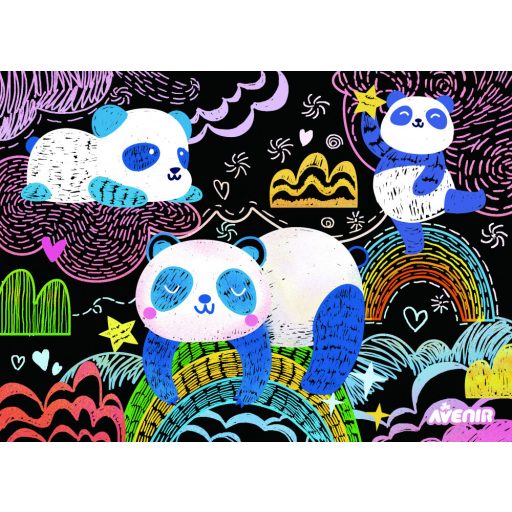 Képkarctechnika, Fuzzy Panda macik Avenir
