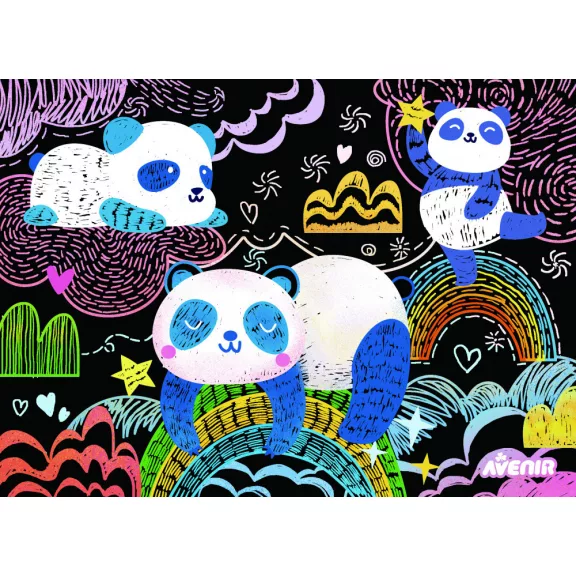 Képkarctechnika, Fuzzy Panda macik Avenir