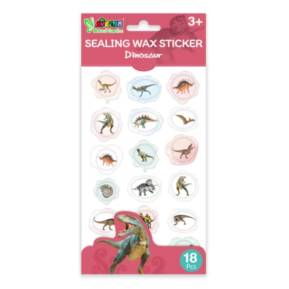 Viaszpecsét matricák, Dinoszauruszok Avenir Viaszpecsét matricák, Dinoszauruszok Avenir