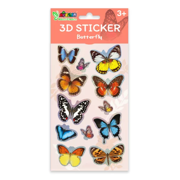 3D matrica csomag, Pillangók Avenir 3D matrica csomag, Pillangók Avenir
