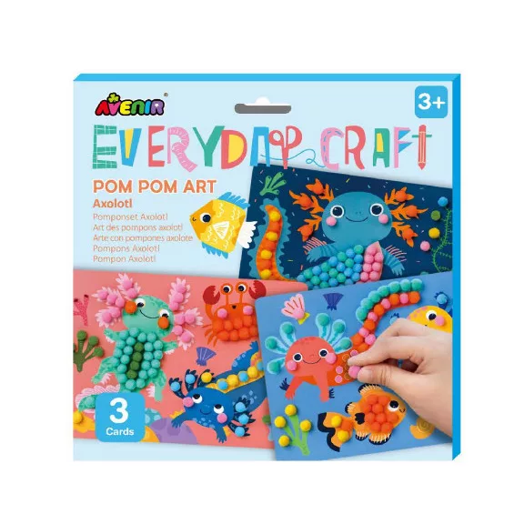 Kreatív pom pom kép készítő, Axolotl Avenir Kreatív pom pom kép készítő, Axolotl Avenir