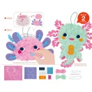 Puha charm készítő kreatív készlet, Axolotl Avenir