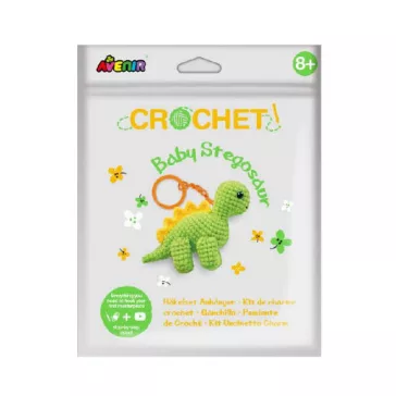   Kulcstartó készítő horgoló készlet, Dinoszaurusz Avenir