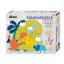 Készségfejlesztő tapintós puzzle, Dinók Avenir