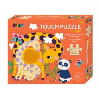 Készségfejlesztő tapintós puzzle, Dzsungel Avenir