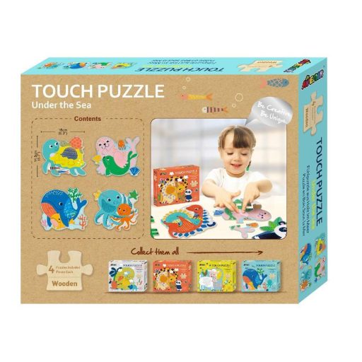 Készségfejlesztő tapintós puzzle, A tengerben Avenir