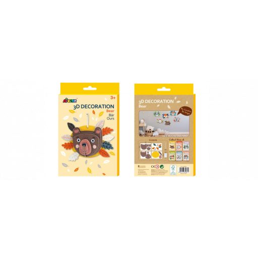 3D dekorációs puzzle, Maci Avenir