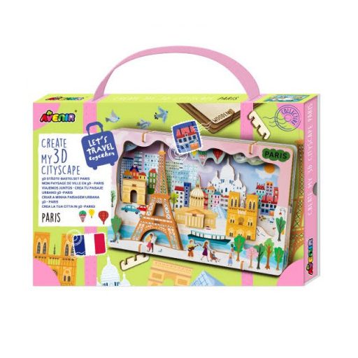 Városkép 3D puzzle, Párizs Avenir