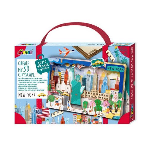 Városkép 3D puzzle, New York Avenir