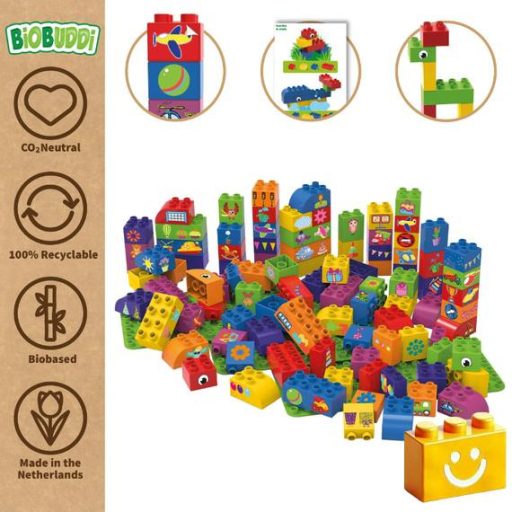 BiOBUDDi BB-0010 | bio építőjáték 3 alaplappal | Tanulás - Alkotni jó III. - 100% kompatibilis minden más kedvelt márkával