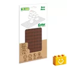 BiOBUDDi BB-0017 | építőjáték alaplap nagy méretű kockákhoz - 100% kompatibilis minden más kedvelt márka nagy méretű kockáival | 8x16 bütyök barna