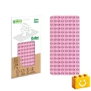 BiOBUDDi BB-0017 | építőjáték alaplap nagy méretű kockákhoz - 100% kompatibilis minden más kedvelt márka nagy méretű kockáival | 8x16 bütyök világos rózsazsín