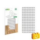 BiOBUDDi BB-0017 | építőjáték alaplap nagy méretű kockákhoz - 100% kompatibilis minden más kedvelt márka nagy méretű kockáival | 8x16 bütyök fehér