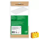 BiOBUDDi BB-0017 | építőjáték alaplap nagy méretű kockákhoz - 100% kompatibilis minden más kedvelt márka nagy méretű kockáival | 8x16 bütyök fehér