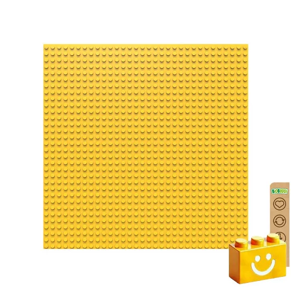 BiOBUDDi BB-0095 | építőjáték alaplap - 100% kompatibilis minden más kedvelt márkával | 32x32 bütyök sárga BiOBUDDi BB-0095 | építőjáték alaplap - 100% kompatibilis minden más kedvelt márkával | 32x32 bütyök sárga