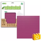 BiOBUDDi BB-0095 | építőjáték alaplap - 100% kompatibilis minden más kedvelt márkával | 32x32 bütyök fukszia