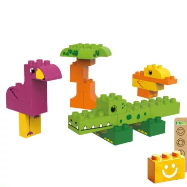   BiOBUDDi BB-0107 | bio építőjáték | Lagúna - 100% kompatibilis minden más kedvelt márkával