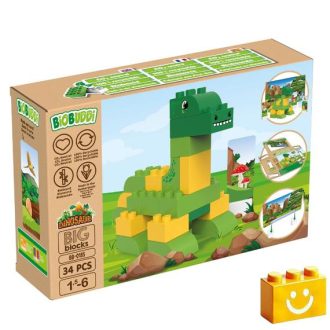   BiOBUDDi BB-0185 | bio építőjáték | Brontosaurus - 100% kompatibilis minden más kedvelt márkával