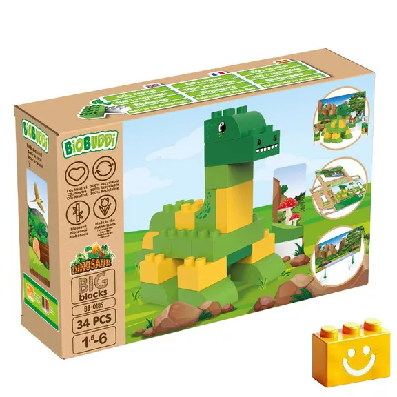 BiOBUDDi BB-0185 | bio építőjáték | Brontosaurus - 100% kompatibilis minden más kedvelt márkával BiOBUDDi BB-0185 | bio építőjáték | Brontosaurus - 100% kompatibilis minden más kedvelt márkával