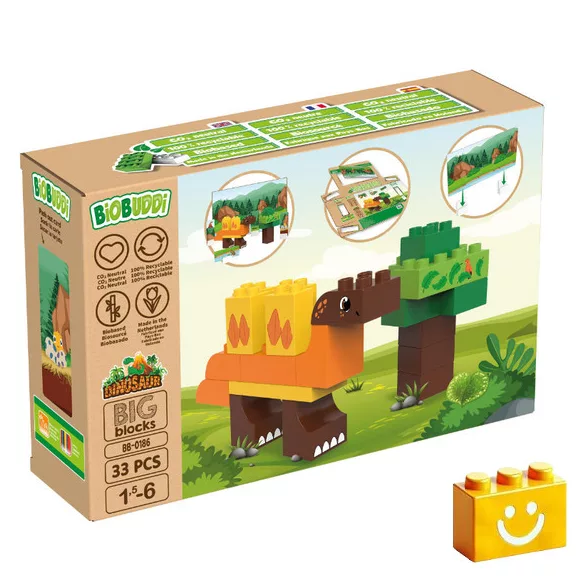 BiOBUDDi BB-0186 | bio építőjáték | Stegosaurus - 100% kompatibilis minden más kedvelt márkával BiOBUDDi BB-0186 | bio építőjáték | Stegosaurus - 100% kompatibilis minden más kedvelt márkával