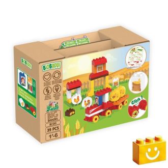   BiOBUDDi BB-0243 | bio építőjáték | Gabonafarm - 100% kompatibilis minden más kedvelt márkával