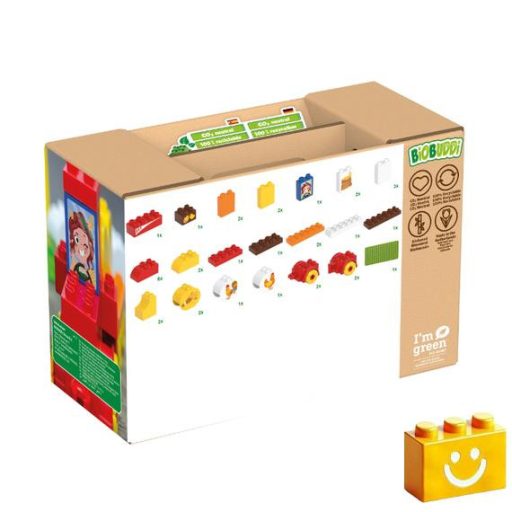 BiOBUDDi BB-0243 | bio építőjáték | Gabonafarm - 100% kompatibilis minden más kedvelt márkával