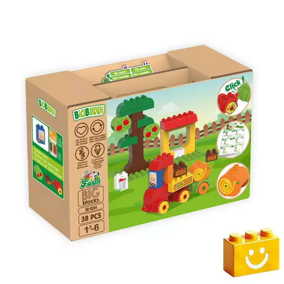 BiOBUDDi BB-0244 | bio építőjáték | Almafarm - 100% kompatibilis minden más kedvelt márkával BiOBUDDi BB-0244 | bio építőjáték | Almafarm - 100% kompatibilis minden más kedvelt márkával
