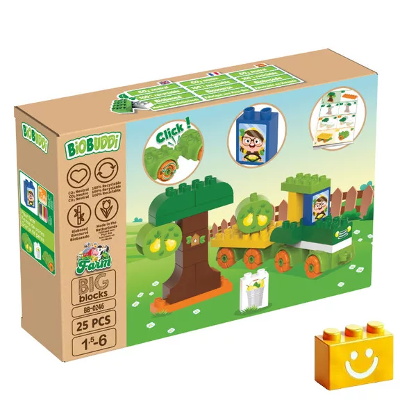 BiOBUDDi BB-0246 | bio építőjáték | Körtefarm - 100% kompatibilis minden más kedvelt márkával BiOBUDDi BB-0246 | bio építőjáték | Körtefarm - 100% kompatibilis minden más kedvelt márkával