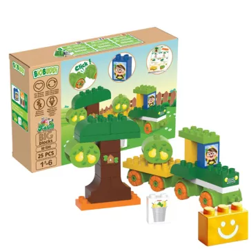   BiOBUDDi BB-0246 | bio építőjáték | Körtefarm - 100% kompatibilis minden más kedvelt márkával