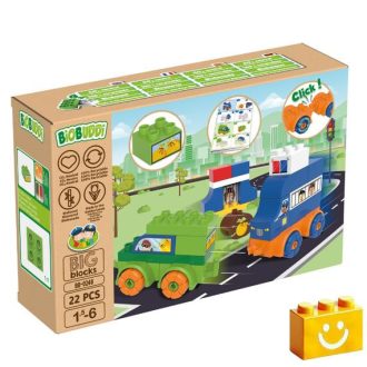   BiOBUDDi BB-0248 | bio építőjáték | Rendőrségi üldözés - 100% kompatibilis minden más kedvelt márkával