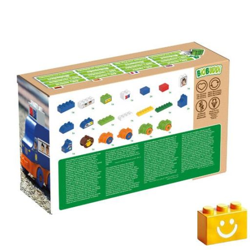 BiOBUDDi BB-0248 | bio építőjáték | Rendőrségi üldözés - 100% kompatibilis minden más kedvelt márkával