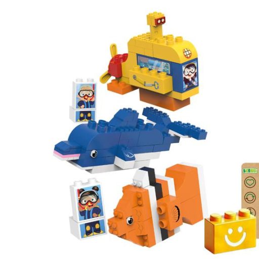 BiOBUDDi BB-0253 | bio építőjáték | Víz alatti kaland - 100% kompatibilis minden más kedvelt márkával