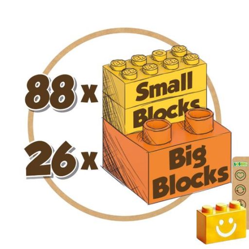 BiOBUDDi BB-0253 | bio építőjáték | Víz alatti kaland - 100% kompatibilis minden más kedvelt márkával