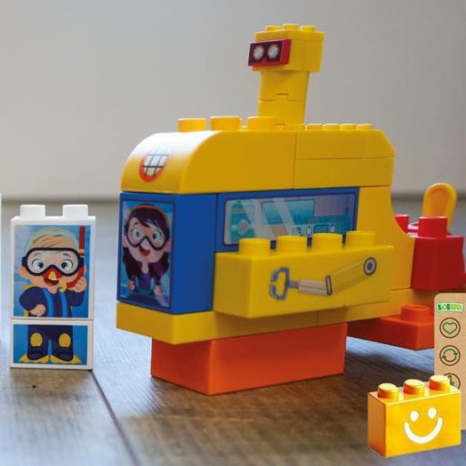 BiOBUDDi BB-0253 | bio építőjáték | Víz alatti kaland - 100% kompatibilis minden más kedvelt márkával