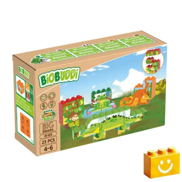   BiOBUDDi BB-0258 | bio építőjáték | Vadvilág képalkotás - 100% kompatibilis minden más kedvelt márkával