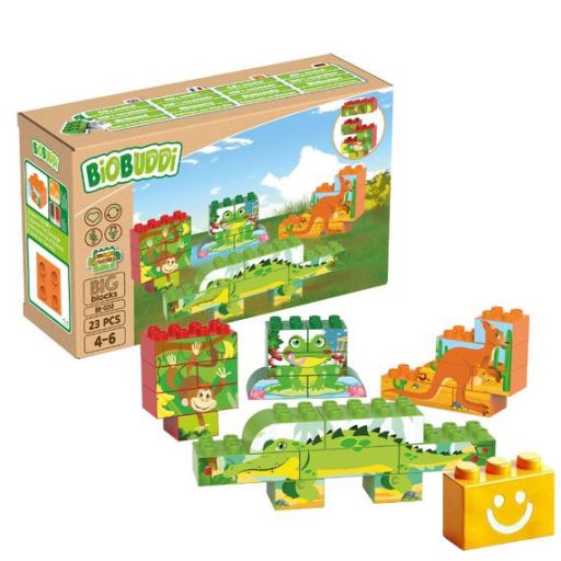 BiOBUDDi BB-0258 | bio építőjáték | Vadvilág képalkotás - 100% kompatibilis minden más kedvelt márkával