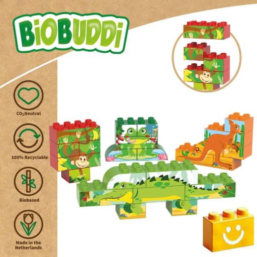 BiOBUDDi BB-0258 | bio építőjáték | Vadvilág képalkotás - 100% kompatibilis minden más kedvelt márkával