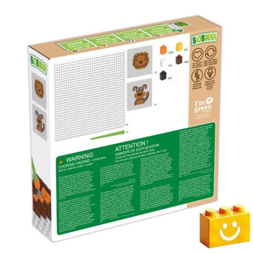 BiOBUDDi BB-2015 | bio mozaik építőjáték készlet | Oroszlán vagy kutya