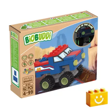   BiOBUDDi BB-2033 | bio építőjáték | Off road terepjáró - 100% kompatibilis minden más kedvelt márkával
