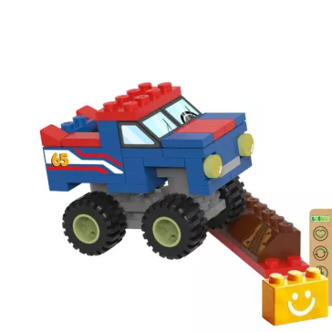  BiOBUDDi BB-2033 | bio építőjáték | Off road terepjáró - 100% kompatibilis minden más kedvelt márkával