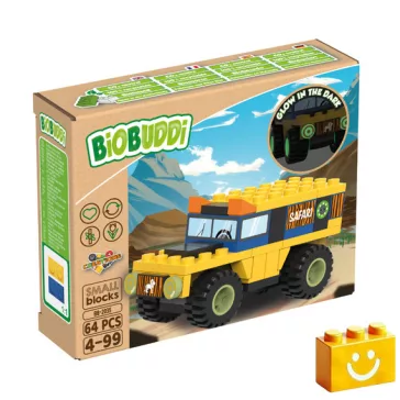  BiOBUDDi BB-2035 | bio építőjáték | Jeep - 100% kompatibilis minden más kedvelt márkával