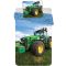 Traktor Green gyerek, ovis ágyneműhuzat 100×140cm, 40×45 cm