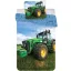 Traktor Green gyerek, ovis ágyneműhuzat 100×135cm, 40×60 cm
