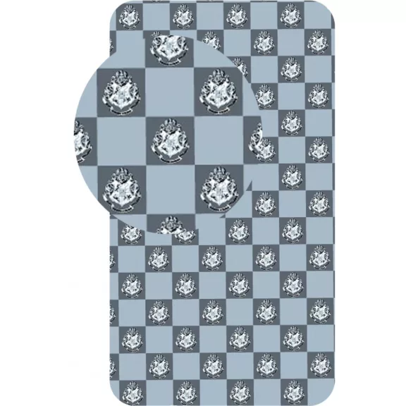 Harry Potter Plaid gumis lepedő 90x200 cm Harry Potter Plaid gumis lepedő 90x200 cm
