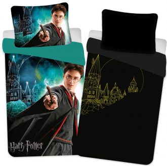   Harry Potter Chosen Sötétben világító ágyneműhuzat 140×200cm, 70×90 cm