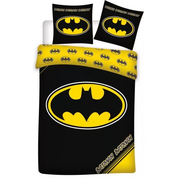 Batman Logo ágyneműhuzat 140×200cm, 70×90 cm Batman Logo ágyneműhuzat 140×200cm, 70×90 cm