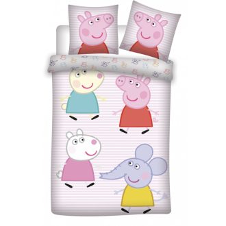   Peppa malac Little Friends gyerek, ovis ágyneműhuzat 100×135cm, 40×60 cm