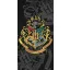 Harry Potter Black fürdőlepedő, strand törölköző 70x140cm