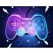 Gamer Neon polár takaró 100x140cm